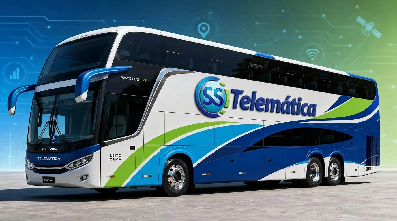 Ônibus de fretamento da SS Telemática