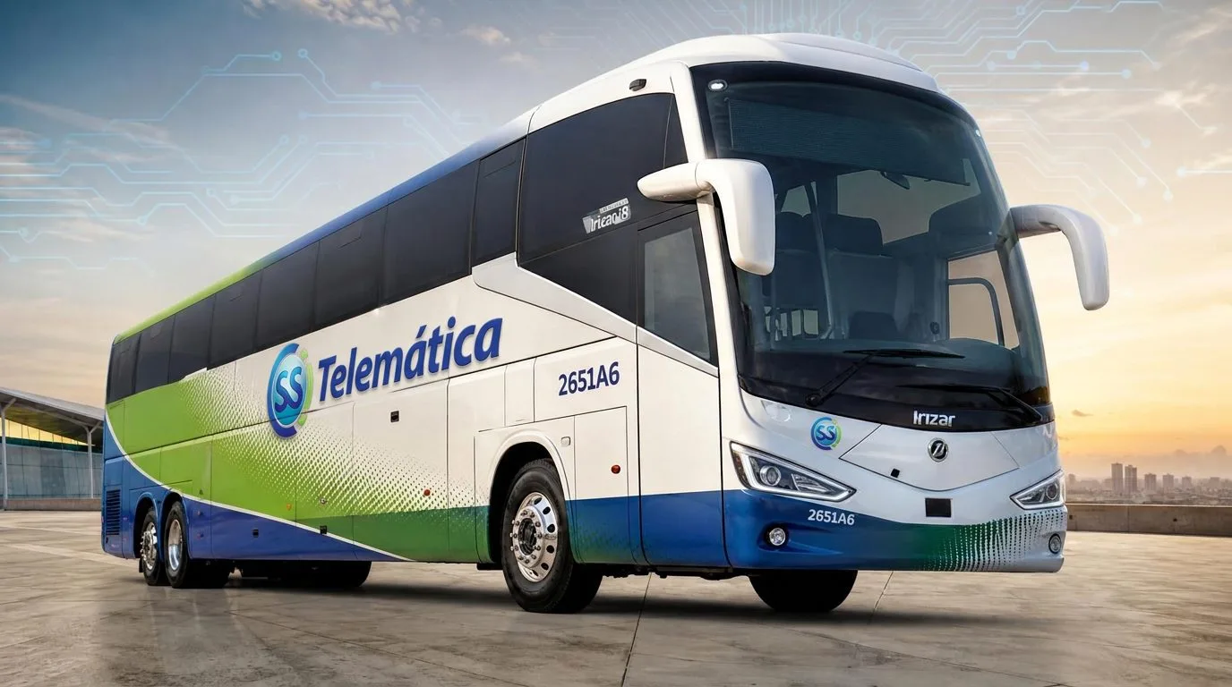 Ônibus de fretamento da SS Telemática — imagem 2